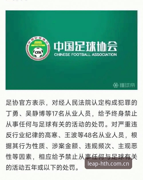 hth下载教程教程 足协第三批禁足名单全面解析:65人受罚背后的行业震荡深度解读